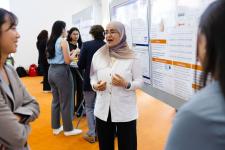 Capstone students show off their project