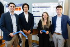 Capstone students show off their project