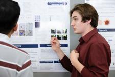 Capstone students show off their project