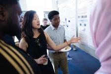Capstone students show off their project