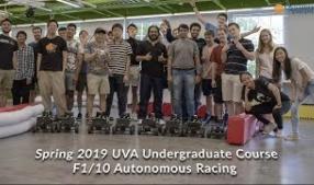 F1/10 Undergraduate Course at UVA [Spring 2019]