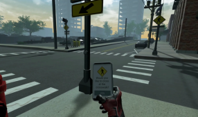 ORCL Pedestrian Cell Phone Crossing App Simulation