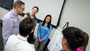 Students explain their project