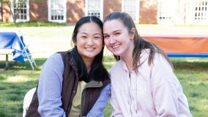 Students at picnic