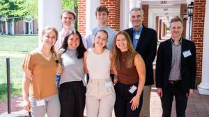 student group with faculty