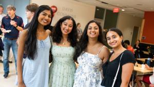 Students at the brunch