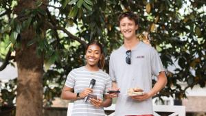 Student emcees