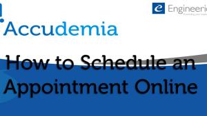 screengrab reading "How to Schedule an Appointment Online"